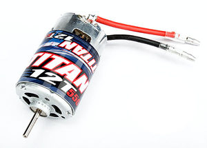 Car Brushed Motors: Traxxas 3785 - Titan 12T 550 Motor