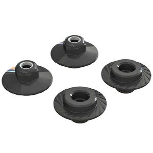 Wheel Nuts: Arrma Flanged Lock Nut 5x8mm (4) 4S Kraton & Outcast