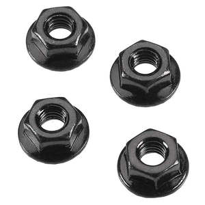 Wheel Nuts: AR708003 Serrated Flange Wheel Nut 4mm (4) by Arrma