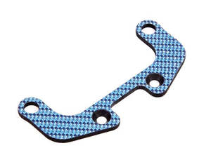 Xray 381341 Rear Body Post Holder - Graphite - Blue