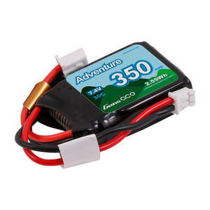 Electronics: Gens Ace Adventure 350mAh 2S 7.4v 30C Lipo Battery For LOSI Micro B and Micro T PH2.0 Plug