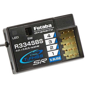 Electronics: Futaba 334SBS 4CH 2.4GHZ T-FHSS SR FOR 7PX