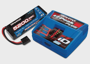 Electronics: Traxxas 2970-2SR 2s LiPo Hard Case Completer w/ EZ-Peak Charger 2844R/2970