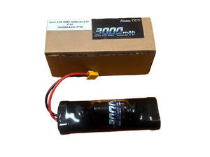 Gens Ace 8.4V 3000mAh NiMh Hump Battery pack & XT60