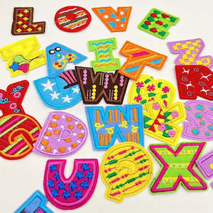 DIY Iron-on WordKit: Colour Fun Capitals