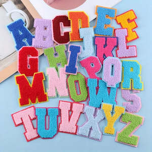 DIY Iron-on WordKit: Chenille capitals