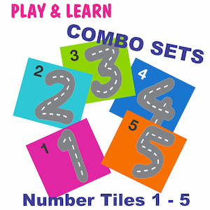 Print: Littlie ROAD Number - Combo Sets