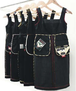 Dress: RedDress T-Series Black Pinafore Dress