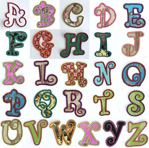 DIY Iron-on WordKit: Curly Caps