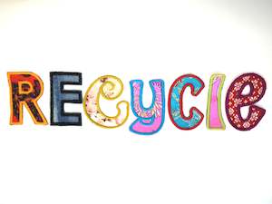 Make Mend: DIY Iron-on WordKit - Simple Block