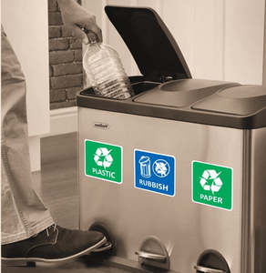 Fraser Signs: Household Recycling Stickers