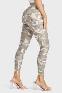 WRUP Cargo Fashion - High Waisted - 7/8 Length - Glitter Gold Camo