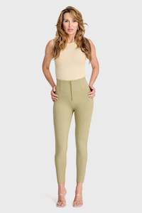 WRUP Fashion - High Waisted - 7/8 Length - Sage Green