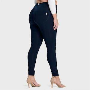 WRUP Curvy Fashion - High Waisted - Full Length - Navy Blue