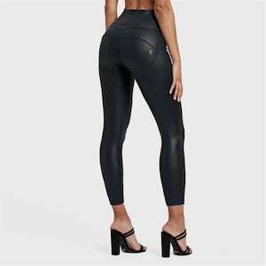 WRUP Metallic Lurex - High Waisted - 7/8 Length - Midnight Black