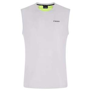 Bd60: Men's Sport Singlet - White