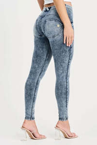 Best Sellers: WRUP Denim - Mid Rise - Full Length - Stonewash