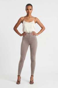 Full Price Items 1: WRUP Velvet - High Waisted - Full Length - Mink
