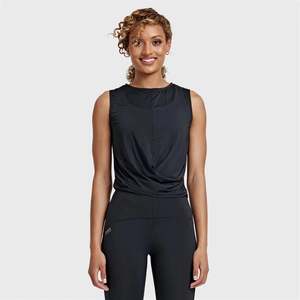 Under 50: Crossover Top - Black