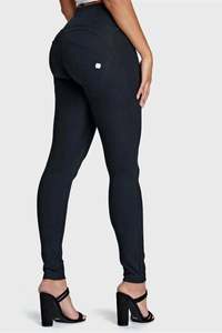 WRUP Fashion - High Waisted - Full Length - Black