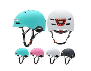 Helmets: Commuter helmet with light