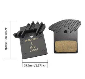 Nutt Hydraulic Brake Pads - finned