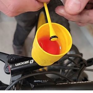 Servicing: Brake bleed