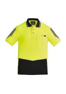 Apparel & Accessories: Mens Hi Vis Flux Short Sleeve Polo