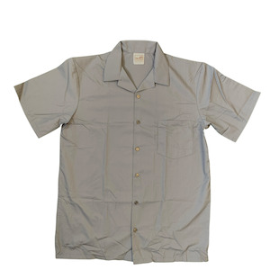 3010-G Poplin S/S Shirt - Grey