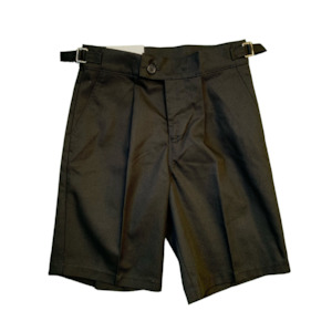 Miltan Uniform Range: 4043-B Sidestrap LL Drill Shorts - Black