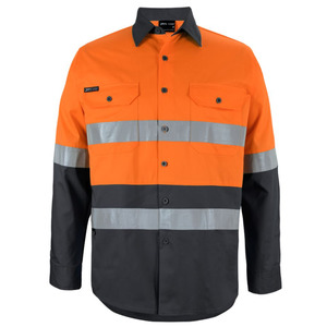 Hi Vis L/S (D+N) Work Shirt