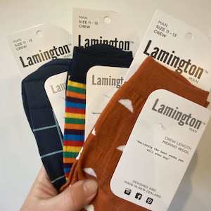 Bundle #6 - Lamington Socks Man 11-13 Crew