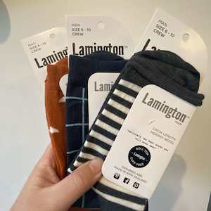 Everything: Bundle #16 - Lamington Socks Man 6-10 Crew