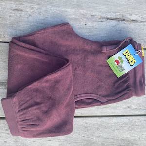 Pants Trousers Leggings: Bordeaux Terry Trousers (5-10 years)