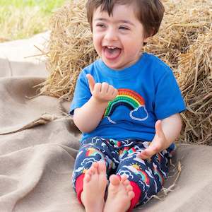 Pants Trousers Leggings: Rainbow Skies Parsnip Pants - 2 Pack (3-12 months & 2-4 years)