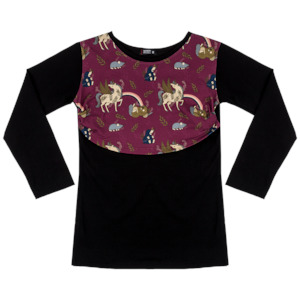 Maternity & Nursing Jumper Unicorn Crew