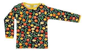 Schools Back: Citrus Black Top (Adult L-XL)