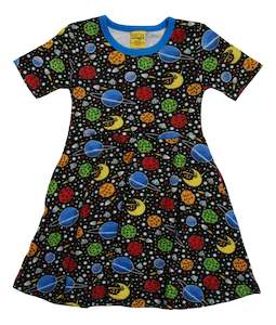 Just One: Skater Dress - Space - Short Sleeve  (11-12 years)