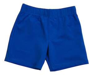 Bottoms: Brilliant Blue Kahurangi Shorts (2-8 & 10-12 years)