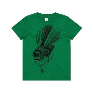 Primary School Years 5 10 Years: Pīwakawaka Fantail Tee (2, 4, 8 & 10 years)