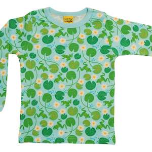 Duns Sweden More Than A Fling 1: Water Lilies Long Sleeve Top (5-6 & 9-10 years)