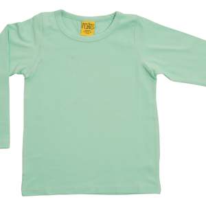 Cabbage Green/kākāriki Long Sleeve Top (4-14 years)