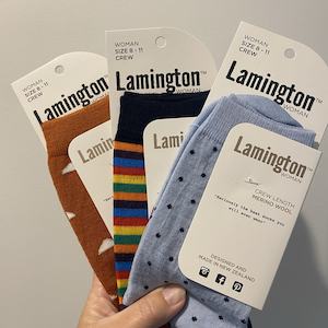 Everything: Bundle #9- Lamington Socks Woman 8-11 Crew