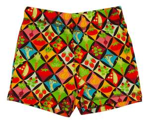 Harlequin Veggies Shorts (4-14years)