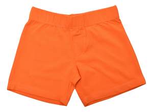 Bottoms: Golden Poppy Orange Shorts (2-14 years)