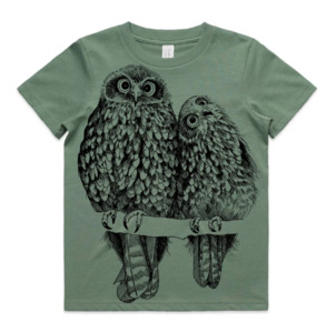 Primary School Years 5 10 Years: Morepork/Ruru Tee (4-14 years)