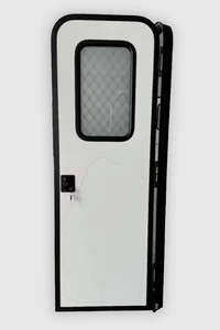 Doors: 1500 x 600 mm Door - RV / Caravan / Horse truck Door Black or White (LH Hinge) (Copy)