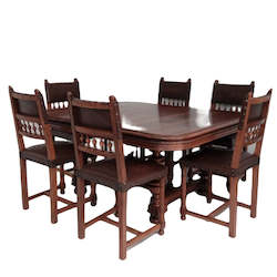 French Furniture: French Antique Table and Chair Set