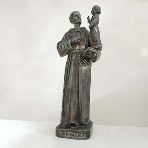 Cast Spelter Figure of St Antony of Padua