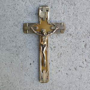 Art Deco Antique French Crucifix